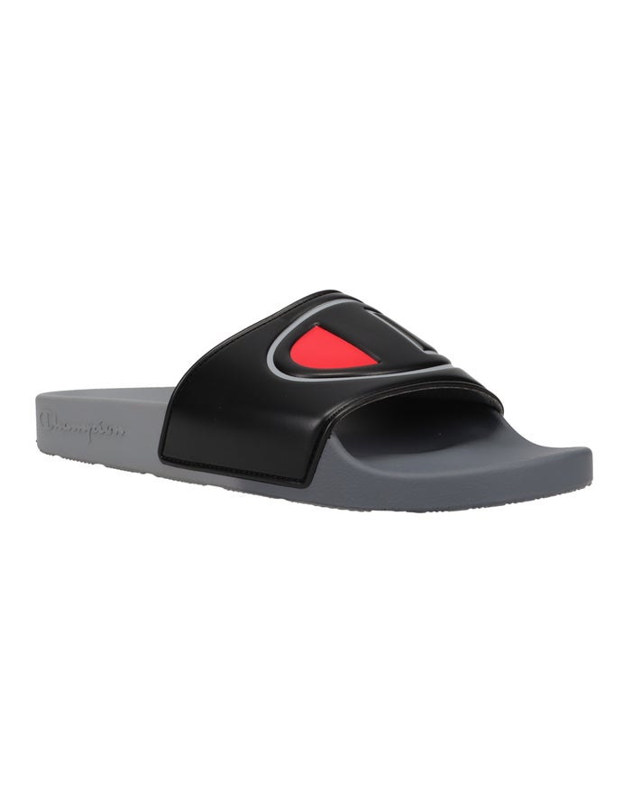 Chanclas Champion Hombre - Ipo Split ( Gris/Negras ) 6754093-QF